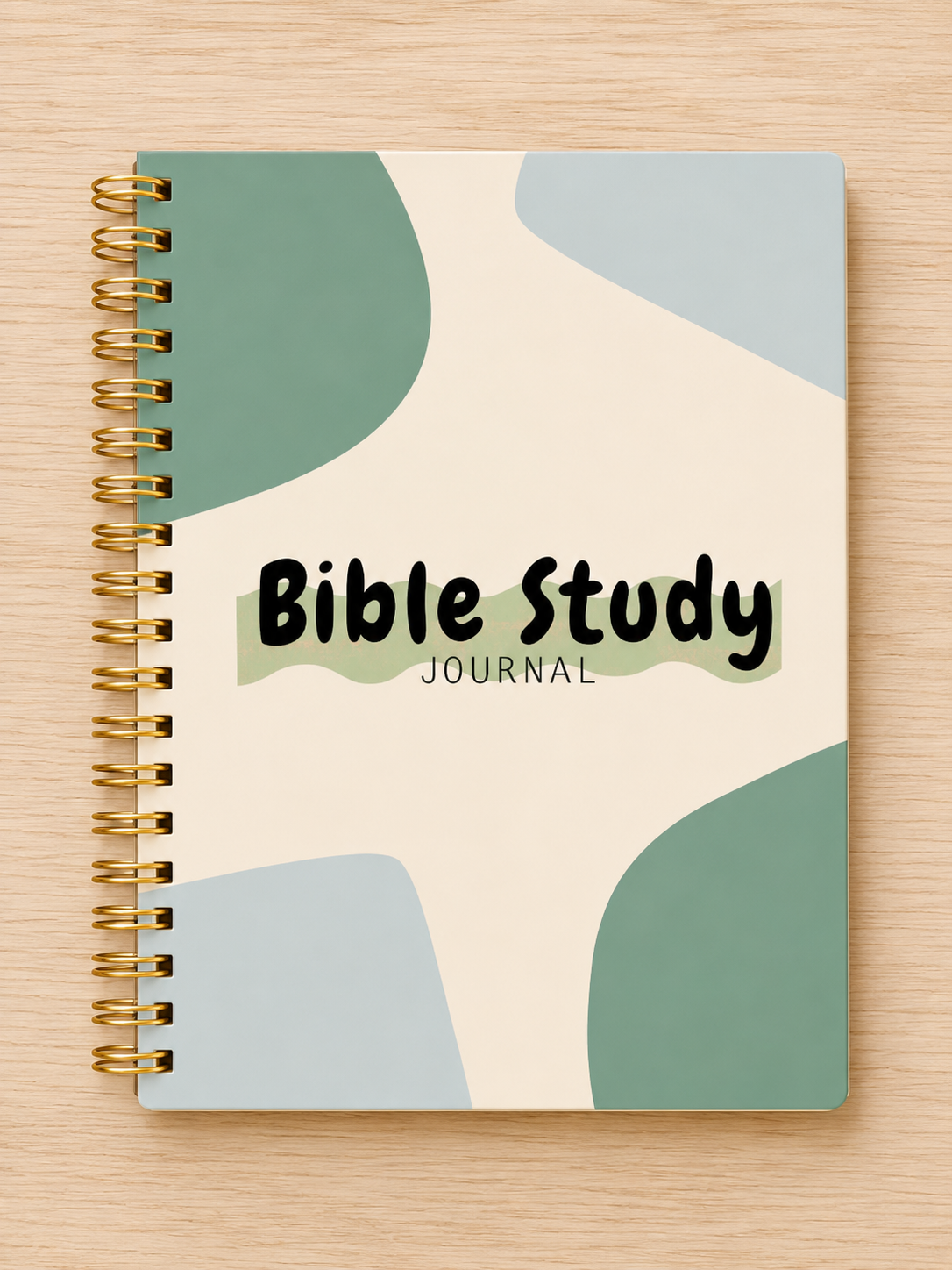 7x10 Guided Bible Study Journal - Handmade