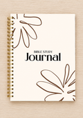 7 X 10 Guided Bible Study Journal - Handmade