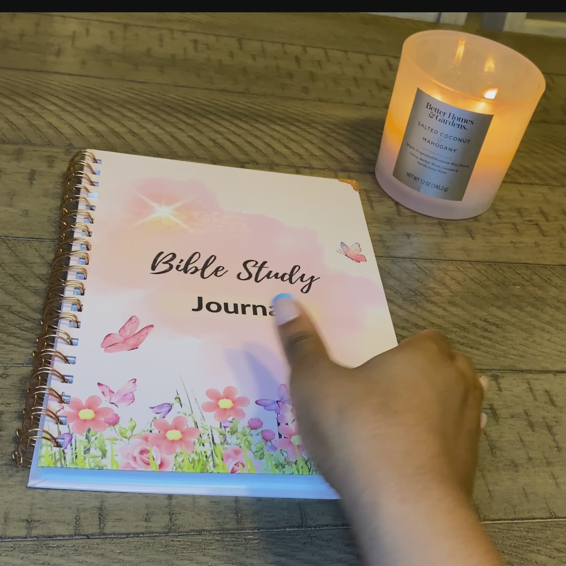Bible Study Journal (Prayer Pink): A Creative Christian Workbook: A simple guide to journaling scirpture.